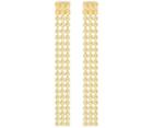 Swarovski Swarovski Fit Long Pierced Earrings, Golden, Gold Plating Brown Gold-plated