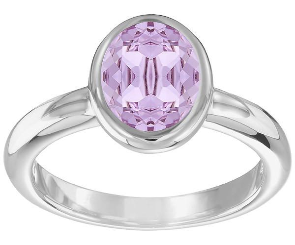 Swarovski Swarovski Laser Ring Violet Rhodium-plated