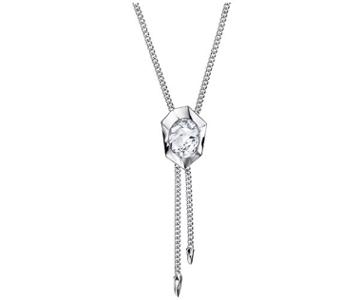 Swarovski Swarovski Atelier Swarovski By Jean Paul Gaultier, Reverse Necklace Tie White Rhodium-plated