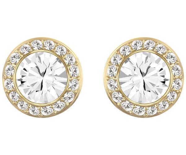 Swarovski Swarovski Angelic Pierced Earrings, White, Gold Plating White Gold-plated