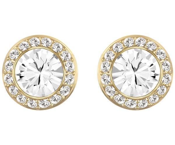 Swarovski Swarovski Angelic Pierced Earrings, White, Gold Plating White Gold-plated