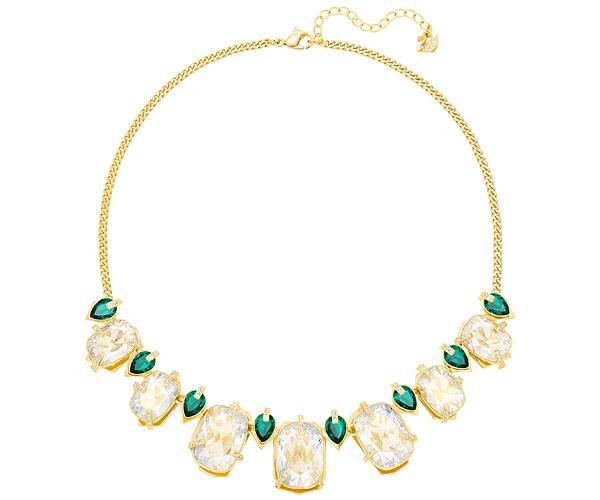 Swarovski Swarovski Haven Necklace, Multi-colored, Gold Plating Gray Gold-plated