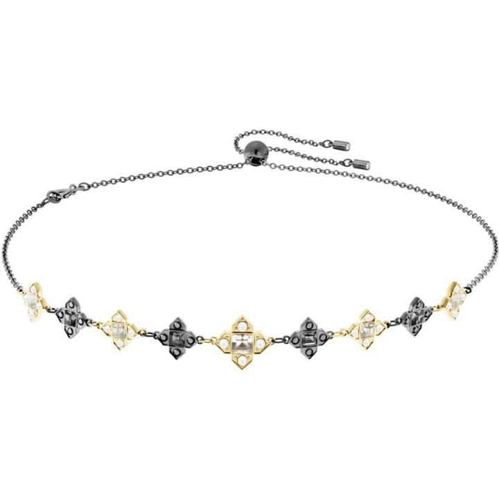 Swarovski Millennium Choker, Multi-colored, Mixed Plating