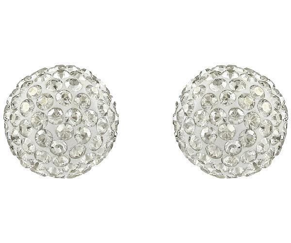 Swarovski Swarovski Blow Stud Pierced Earrings Gray Gold-plated
