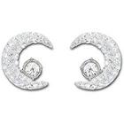 Swarovski Tough Moon Pierced Earrings