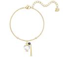 Swarovski Swarovski Mine Perfume Bracelet, White, Gold Plating White Gold-plated