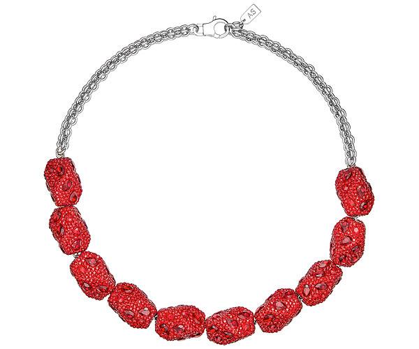Swarovski Swarovski Atelier Swarovski Core Collection, Moselle Necklace Red Rhodium-plated