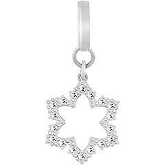 Swarovski Ornament Snowflake Charm