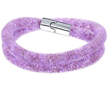 Swarovski Swarovski Stardust Mauve Double Bracelet Violet