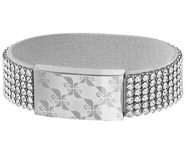 Swarovski Swarovski Vilja Usb Wide Crystal Bracelet White