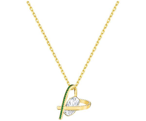 Swarovski Swarovski Land Of Hope Pendant, White, Gold Plating White Gold-plated