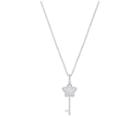 Swarovski Swarovski Lady Key Pendant, White, Rhodium Plating White Rhodium-plated