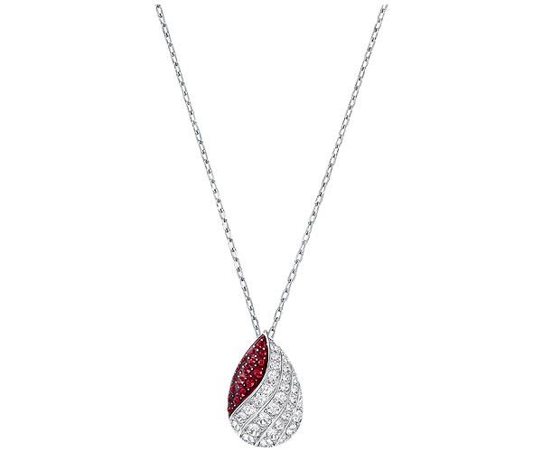 Swarovski Swarovski Fortunately Pendant Red Rhodium-plated