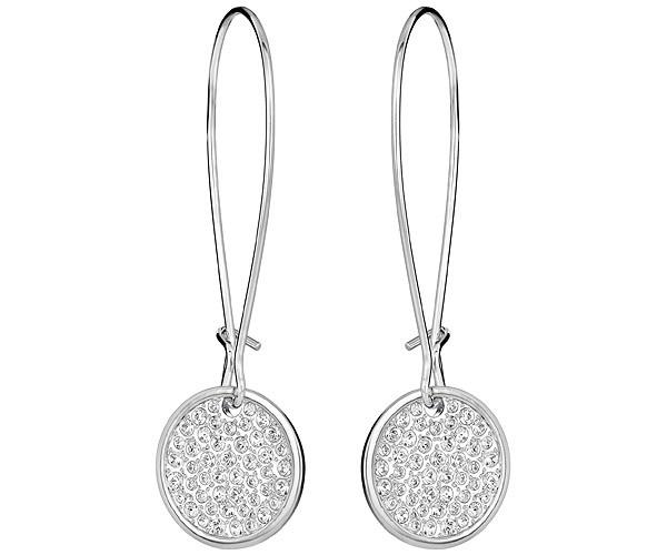 Swarovski Swarovski Elude Pierced Earrings White Rhodium-plated