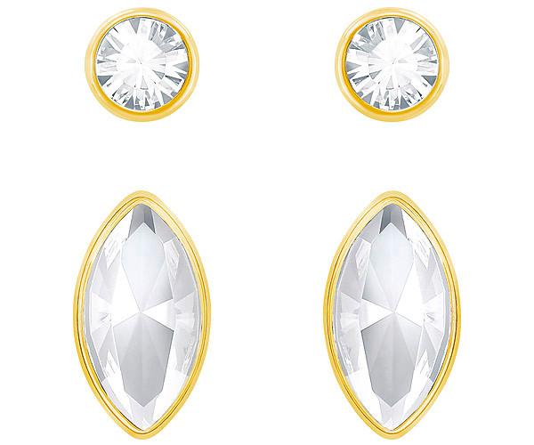 Swarovski Swarovski Harley Pierced Earrings Set White Gold-plated