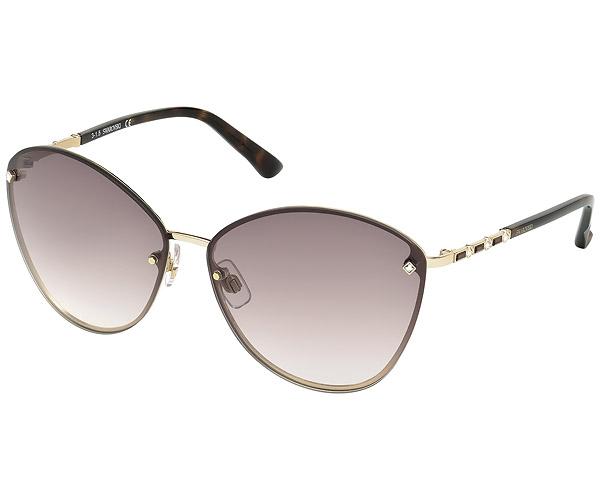 Swarovski Swarovski Friendship Sunglasses, Sk0119 32f, Havana  Gold-plated
