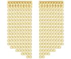 Swarovski Swarovski Fit Short Pierced Earrings, Golden, Gold Plating Brown Gold-plated
