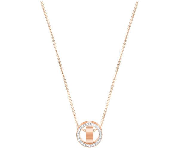 Swarovski Swarovski Hollow Pendant, Small, White, Rose Gold Plating White Rose Gold-plated