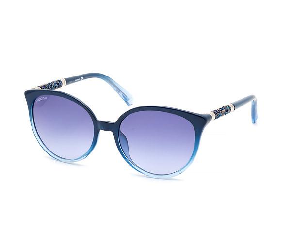 Swarovski Swarovski Sunglasses, Blue Sk0149 90w
