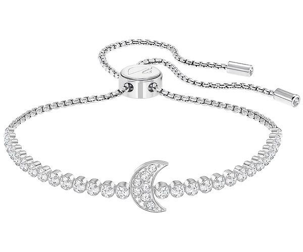Swarovski Swarovski Subtle Moon Bracelet, White, Rhodium Plating White Rhodium-plated