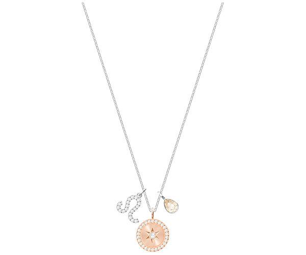 Swarovski Swarovski Zodiac Pendant, Leo, White, Rhodium Plating White