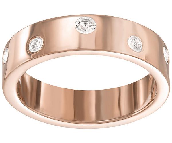 Swarovski Swarovski Random Ring White Rose Gold-plated