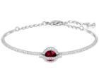 Swarovski Swarovski Favor Bangle Red Rhodium-plated