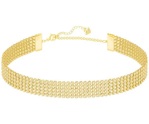 Swarovski Swarovski Fit Choker, Brown, Gold Plating Brown Gold-plated