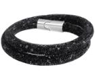 Swarovski Swarovski Stardust Black Double Bracelet Teal Rhodium-plated