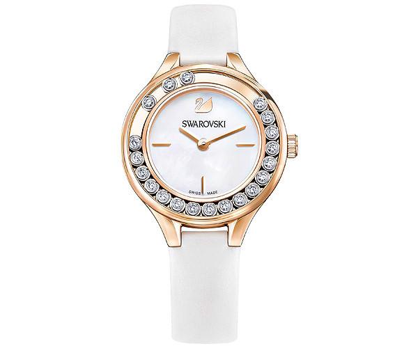 Swarovski Swarovski Lovely Crystals Mini Watch, White White Rose Gold-plated