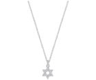 Swarovski Swarovski Star Of David Pendant, White, Rhodium Plating White Rhodium-plated