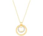 Swarovski Swarovski Hollow Pendant, White, Gold Plating White Gold-plated