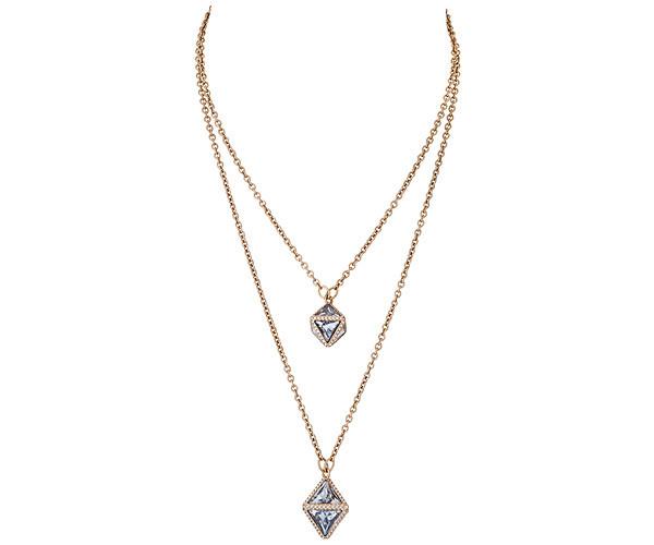 Swarovski Swarovski Atelier Swarovski Core Collection, Kaveri Double Pendant White Rose Gold-plated