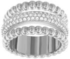 Swarovski Swarovski Click Ring White Rhodium-plated