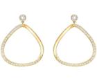 Swarovski Swarovski Gaya Pierced Earrings, White, Gold Plating White Gold-plated