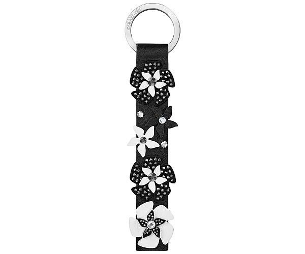 Swarovski Swarovski Mazy Key Ring, Black, Stainless Steel  Stainless Steel