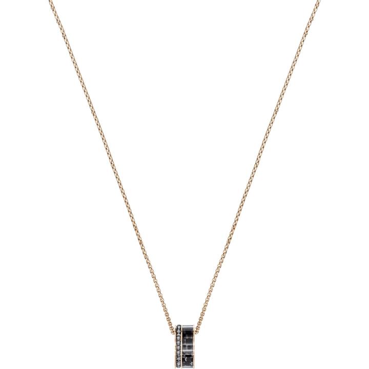 Swarovski Alto Pendant, Gray, Rose Gold Plating