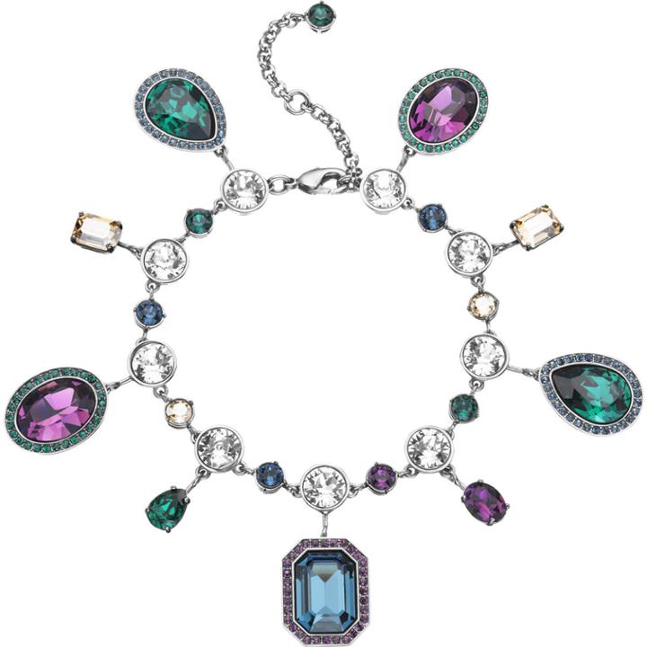 Swarovski Tabitha Simmons Necklace, Multi-colored, Ruthenium Plating