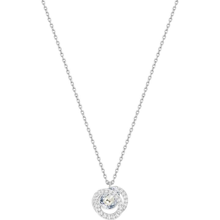 Swarovski Generation Pendant, Small, Blue, Rhodium Plating