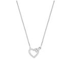 Swarovski Swarovski Lovely Necklace, White, Rhodium Plating White Rhodium-plated