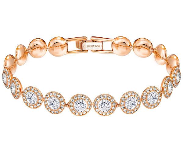 Swarovski Swarovski Angelic Bracelet White Rose Gold-plated