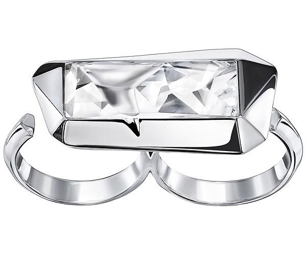 Swarovski Swarovski Atelier Swarovski By Jean Paul Gaultier, Reverse Ring White Rhodium-plated