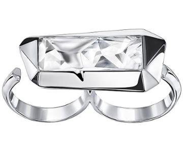 Swarovski Swarovski Atelier Swarovski By Jean Paul Gaultier, Reverse Ring White Rhodium-plated