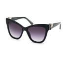 Swarovski Swarovski Sunglasses, Black Sk0157 01b