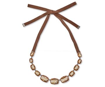 Swarovski Swarovski Atelier Swarovski By Rosie Assoulin, Jewel-y Mchue-y Large Necklace Brown Rhodium-plated