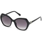 Swarovski Swarovski Sunglasses, Sk0165 - 01b, Black