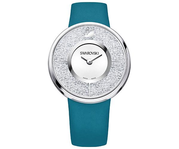 Swarovski Swarovski Crystalline Green-blue Watch White Stainless Steel