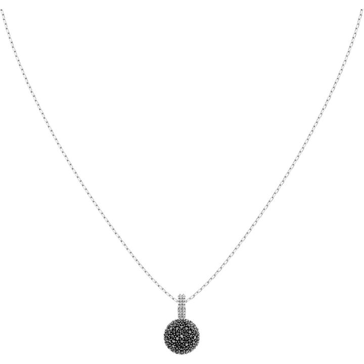 Swarovski Lollypop Necklace, Gray, Rhodium Plating