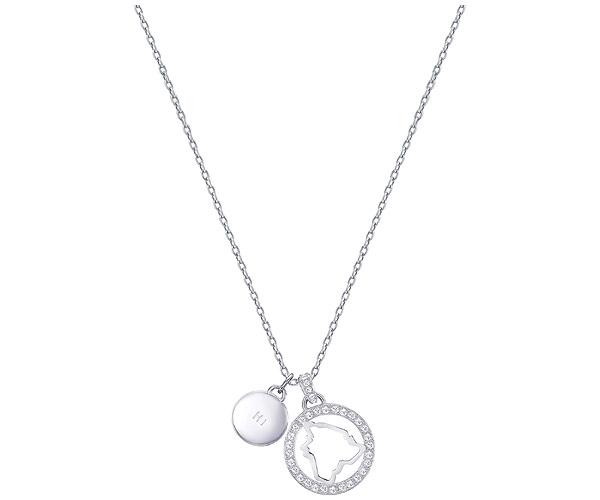 Swarovski Swarovski Lena Hawaii Pendant, White, Rhodium Plating White Rhodium-plated