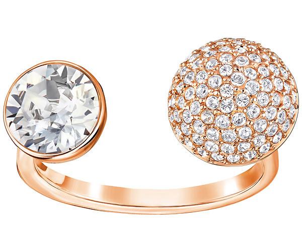 Swarovski Swarovski Forward Ring White Rose Gold-plated